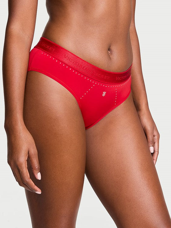Panty de algodón estilo bikini con cintura de elástico con logo by Victoria's Secret