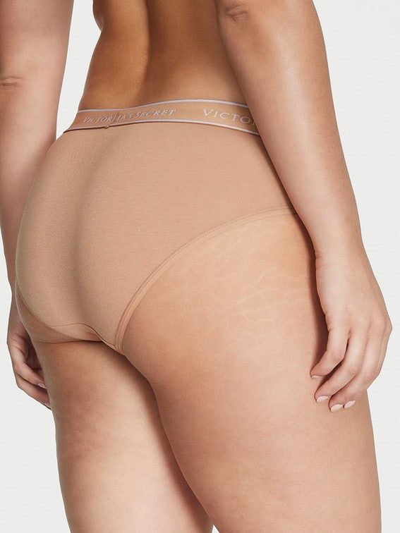 Panty de algodón, con cintura de elástico con Logo Victoria'S Secret