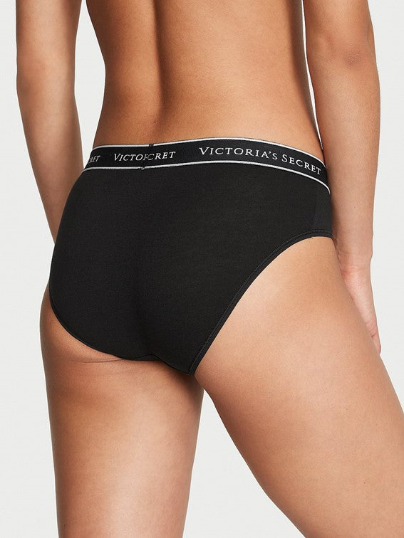 Panty de algodón, con cintura de elástico con Logo Victoria'S Secret