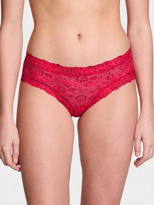 Braga Lacie cheeky rojo delineado en negro, Victoria's Secret