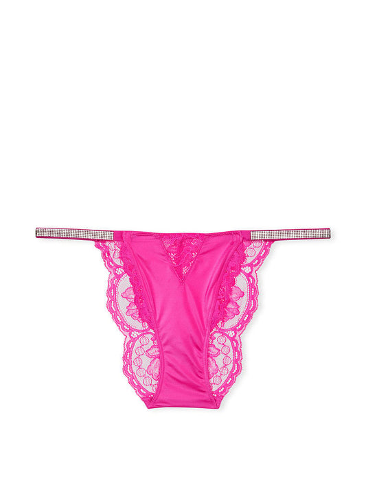 Braga Cheeky con correa brillante de encaje fino Victoria's Secret