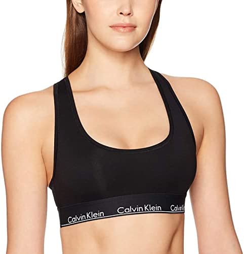 Calvin Klein Bralette inalámbrico moderno de algodón sin forro para mujer