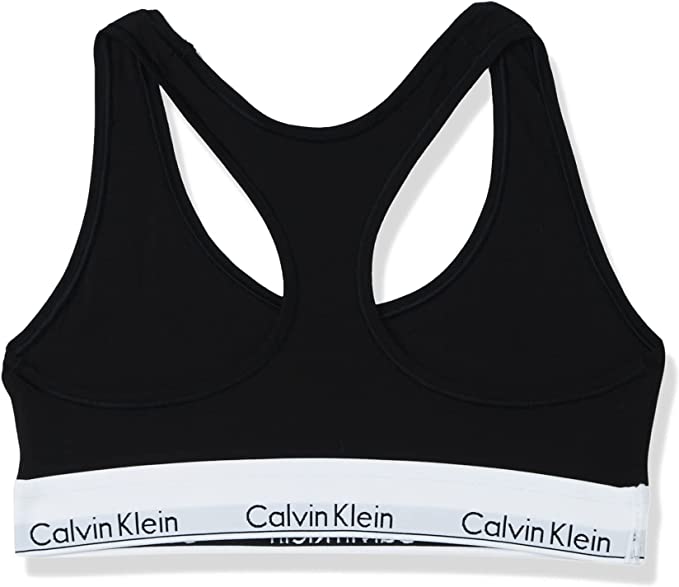 Calvin Klein F3785 - Bralette de algodón moderno para mujer