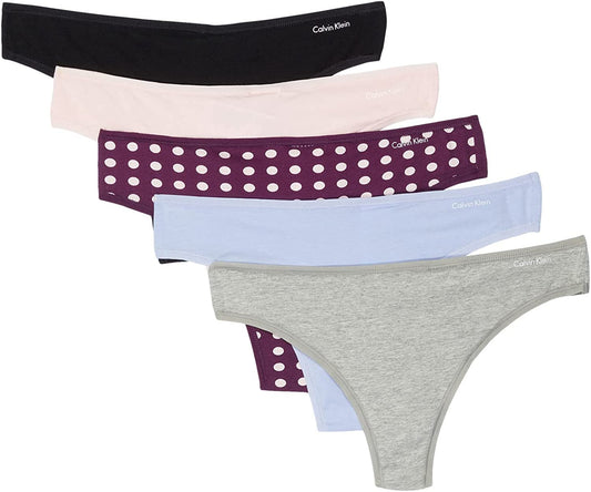 Calvin Klein Tanga de algodón con logotipo, varios colores