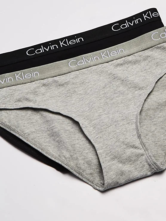 Calvin Klein Bikini de algodón con logotipo en elástico