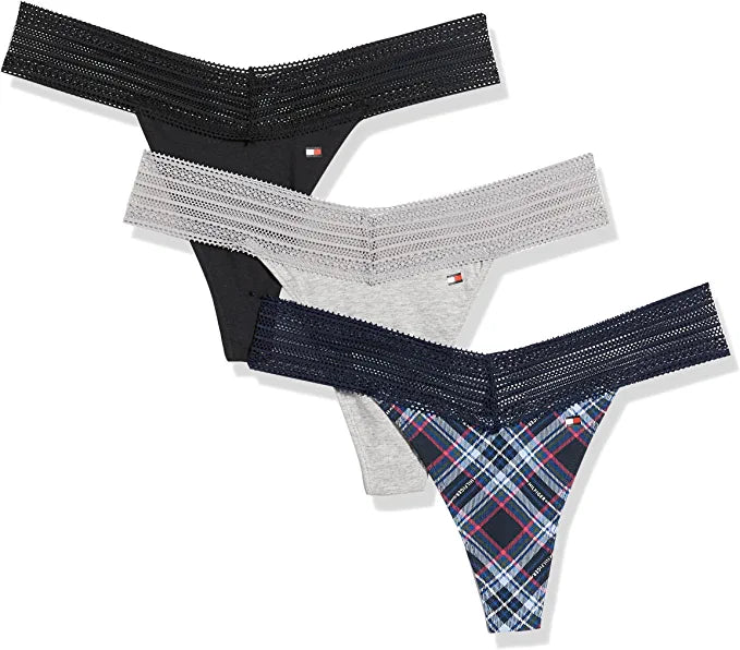 Tommy Hilfiger tangas de tela de algodón