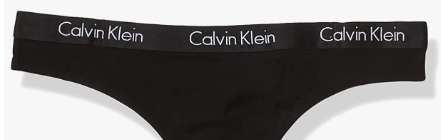 Calvin Klein Tanga de algodón Motive