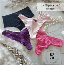 Pack de tangas by la senza, joonlyaa y morola