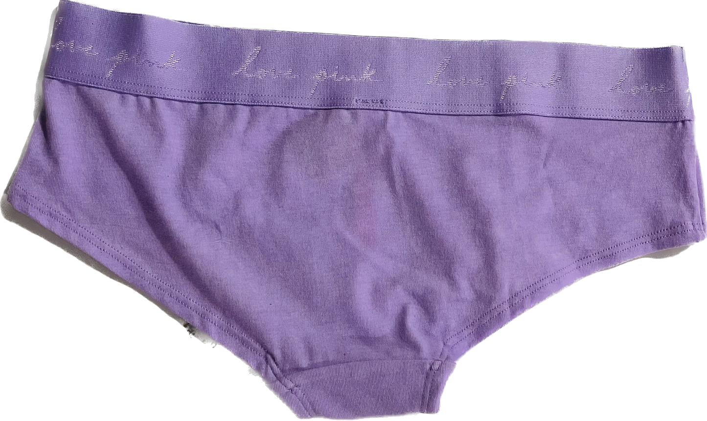 Braga Hipster Morada con logo de Pink en la cadera estilo Cheeky Victoria's Secret