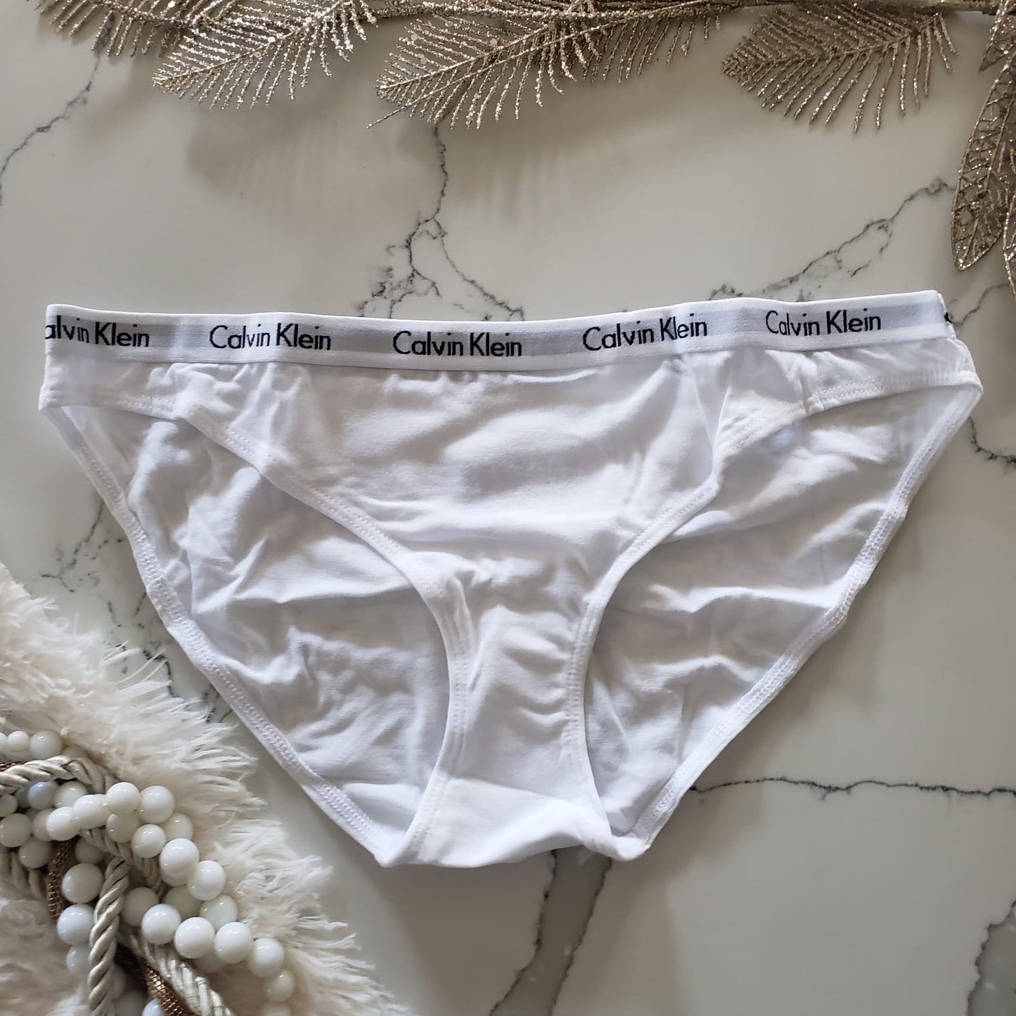 Calvin Klein -  Bikini elásticos de algodón con logotipo