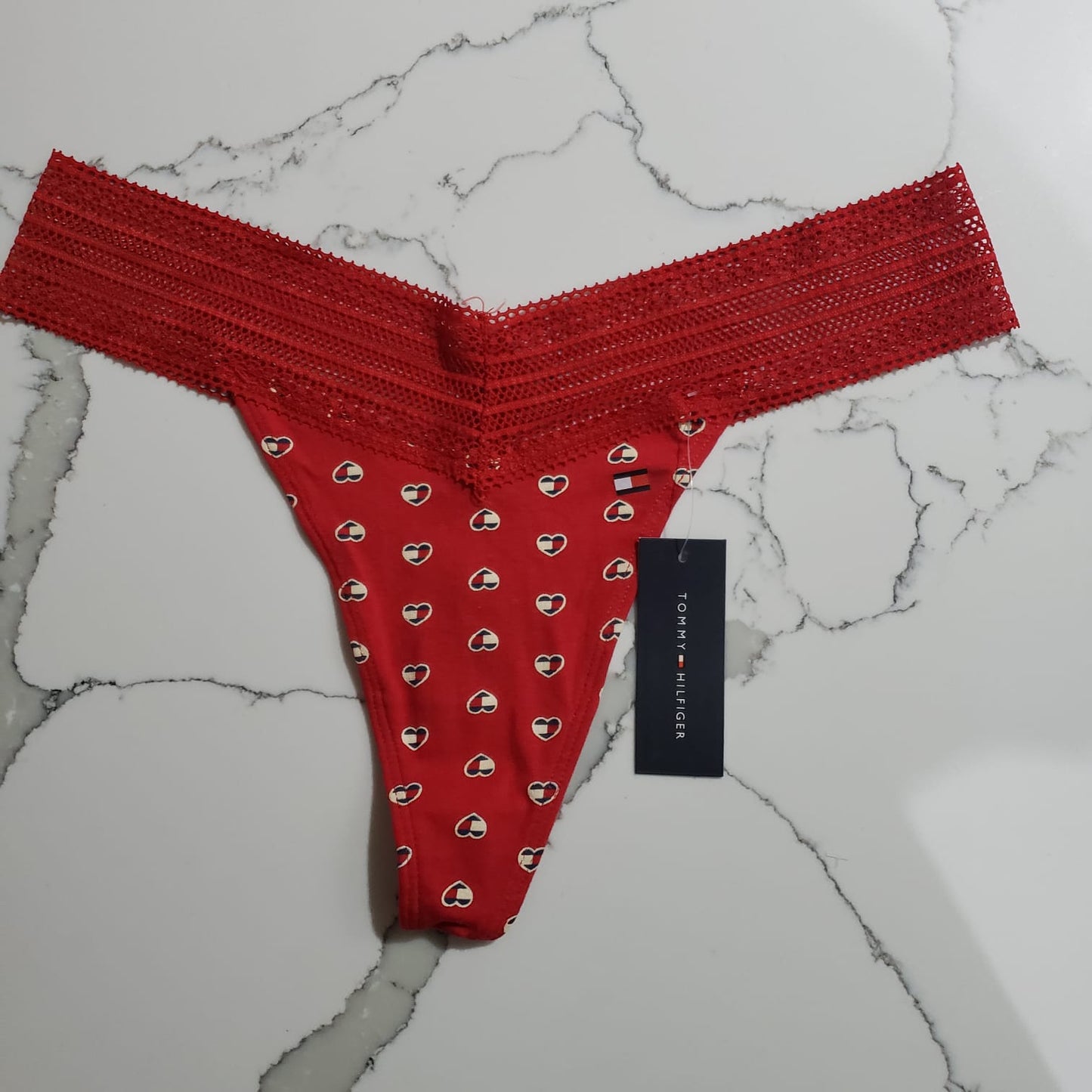 Tommy Hilfiger tangas de tela de algodón